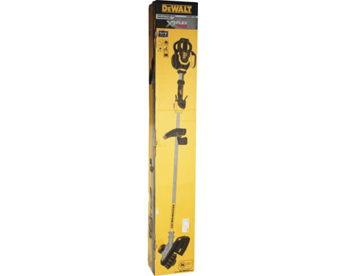 Ambalajul unui trimmer de gazon cu acumulator DeWalt