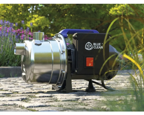 Pompă de grădină din oțel inoxidabil cu logo AR Blue Clean