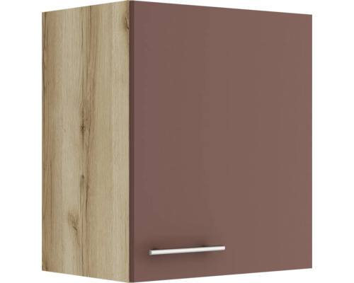 Corp superior bucătărie Optifit Bari407, 50 cm, 1 ușă, roșu ruginiu