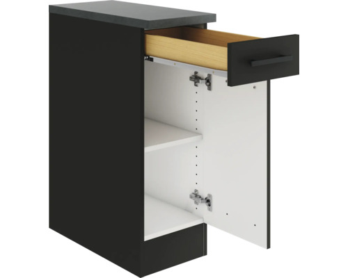 Corp inferior cu sertar și rafturi