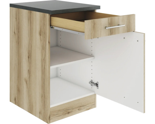 Corp inferior de bucătărie cu sertar și ușă