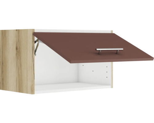 Dulap suspendat cu ușă care se deschide în sus și mâner