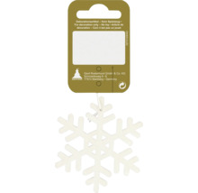 Fulg decorativ de nea de agățat ca ornament de pom de Crăciun