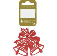 Clopotei roșii de pom de Crăciun de agățat