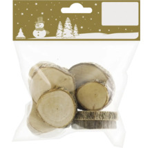 Discuri decorative din lemn în ambalaj