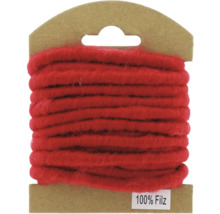 Rola de șnur roșu din pâslă pentru lucru manual