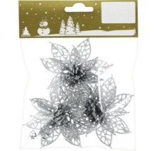 Set de trei ornamente decorative stea de Crăciun