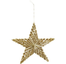 Stea decorativă din ratan pentru agățat