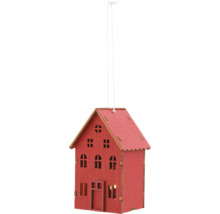 Felinar decorativ suspendat pentru casa de păsări în formă de casă