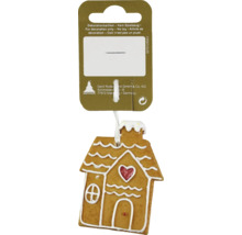 Căsuță din turtă dulce suspendată ca decorațiune de Crăciun