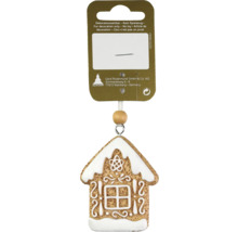 Căsuță de turtă dulce ca ornament de brad de Crăciun