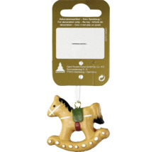 Decorațiune de brad cal balansoar de agățat