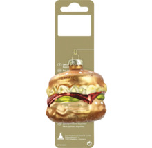 Hamburger ca ornament de brad de Crăciun