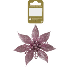 Floare artificială decorativă cu agățătoare pentru decorațiuni de brad