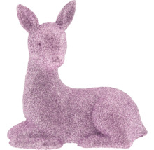 Figurină decorativă de iepure în poziție culcată