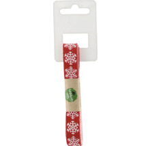 Bandă decorativă cu model de fulgi de zăpadă pe suport