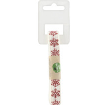 Bandă decorativă cu model de fulgi de zăpadă