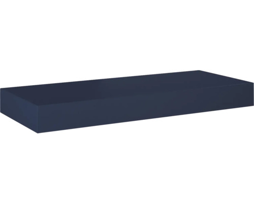 Blat pentru lavoar baie marmură compactă Jungborn 121x46 cm albastru navy mat