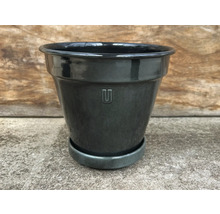 Ghiveci ceramic cu farfurie