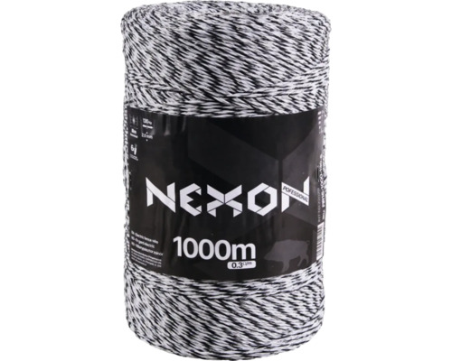 Fir gard electric NEXON Farmer 1000 m 6 lițe 130 kg Fir electric pentru gard Nexon, 1000 metri, polipropilenă