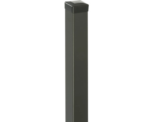 Stâlp de gard din metal cu capac