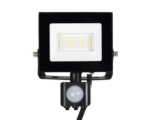 Proiector LED exterior Novelite 20W 1800 lumeni IP65, senzor de mișcare, lumină rece Proiector LED exterior Novelite 20W 1800 lumeni IP65, senzor de mișcare, lumină rece