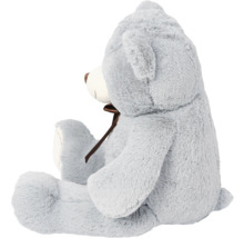 Ursuleț de pluș gri cu fundă