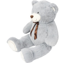 Ursuleț de pluș gri cu fundă