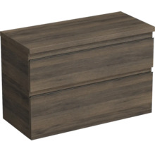 Dulap bază lavoar Jungborn TRENTA, PAL, mâner negru, 100 cm, stejar Gladstone
