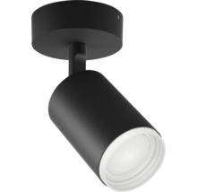 Spot negru de tavan pentru iluminatul interior