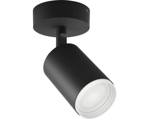 Spot negru de tavan pentru iluminatul interior