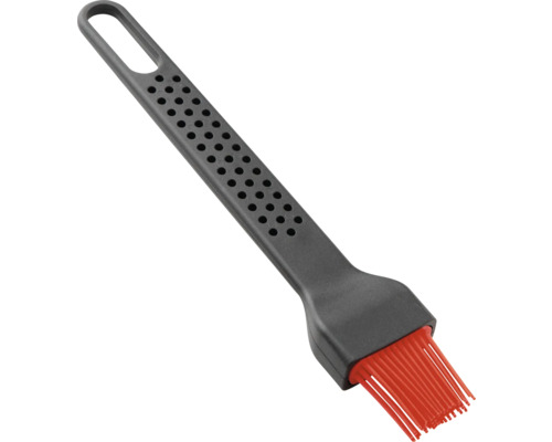 Pensulă grătar cu peri din silicon și mâner din plastic