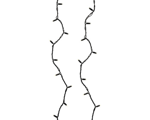 Două șiruri de luminițe cu lumini mici