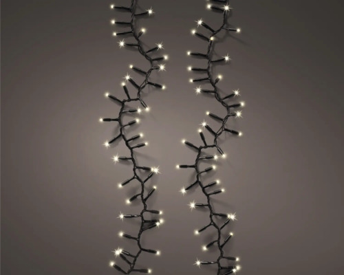 Ghirlandă 200 LED-uri pentru exterior și interior Lumineo 0,5 m alb cald