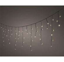 Șir de lumini cu aspect de țurțuri pentru decor festiv