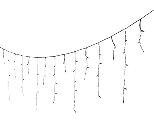 Șir de lumini țurțuri cu mai multe fire