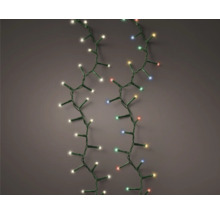 Șir de lumini cu lămpi LED multicolore și albe