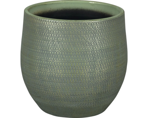 Ghiveci rotund din ceramică cu model cu noduri