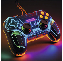 Tablou sticlă Neon Controller 20x20 cm