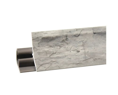 Plintă antistrop PVC pentru blat bucătărie 3000x23x23 moon stone Plintă cu aspect de marmură