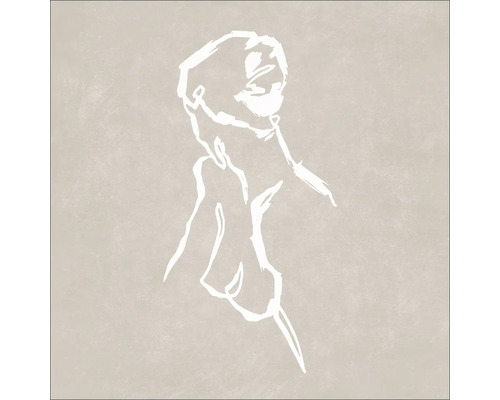Tablou canvas Line Drawing Act I 40x40 cm