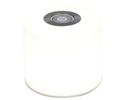 Extensie veioză LED Noma 2,3W, 150 lumeni, lumină RGB, pentru exterior IP44 Lampă de masă cilindrică albă cu întrerupător tactil