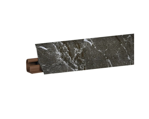 Plintă antistrop PVC pentru blat bucătărie 3000x23x23 emperador dark Plintă cu aspect de marmură