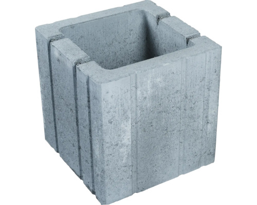 Jardinieră beton Elpreco Cubo gri 30x30x30 cm