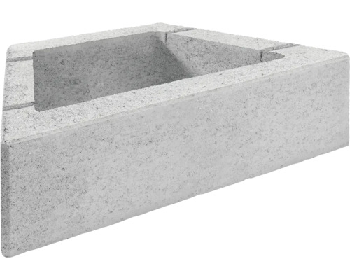Jardinieră beton Elpreco Poliflor gri 74/37x32x23 cm