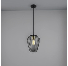 Pendul vintage Blanche E27 max. 1x40W, negru