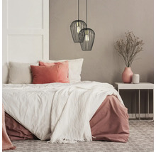 Pendul vintage Blanche E27 max. 1x40W, negru