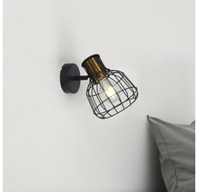 Spot aplicat Grimy E27 max. 1x40W, negru/bronz