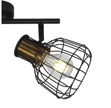 Șină spoturi Grimy E27 max. 2x40W, negru/bronz