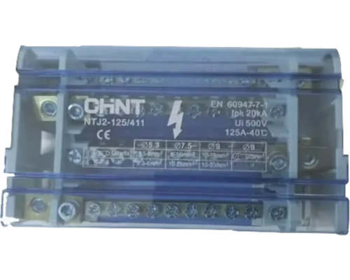 Bloc distribuție Noark 4P 11 găuri/pol 125A